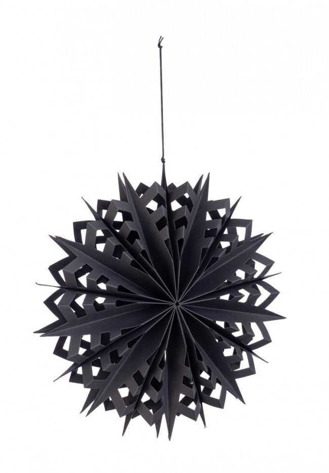 6x Pendentif Vik Bow 003 Papier Noir D30