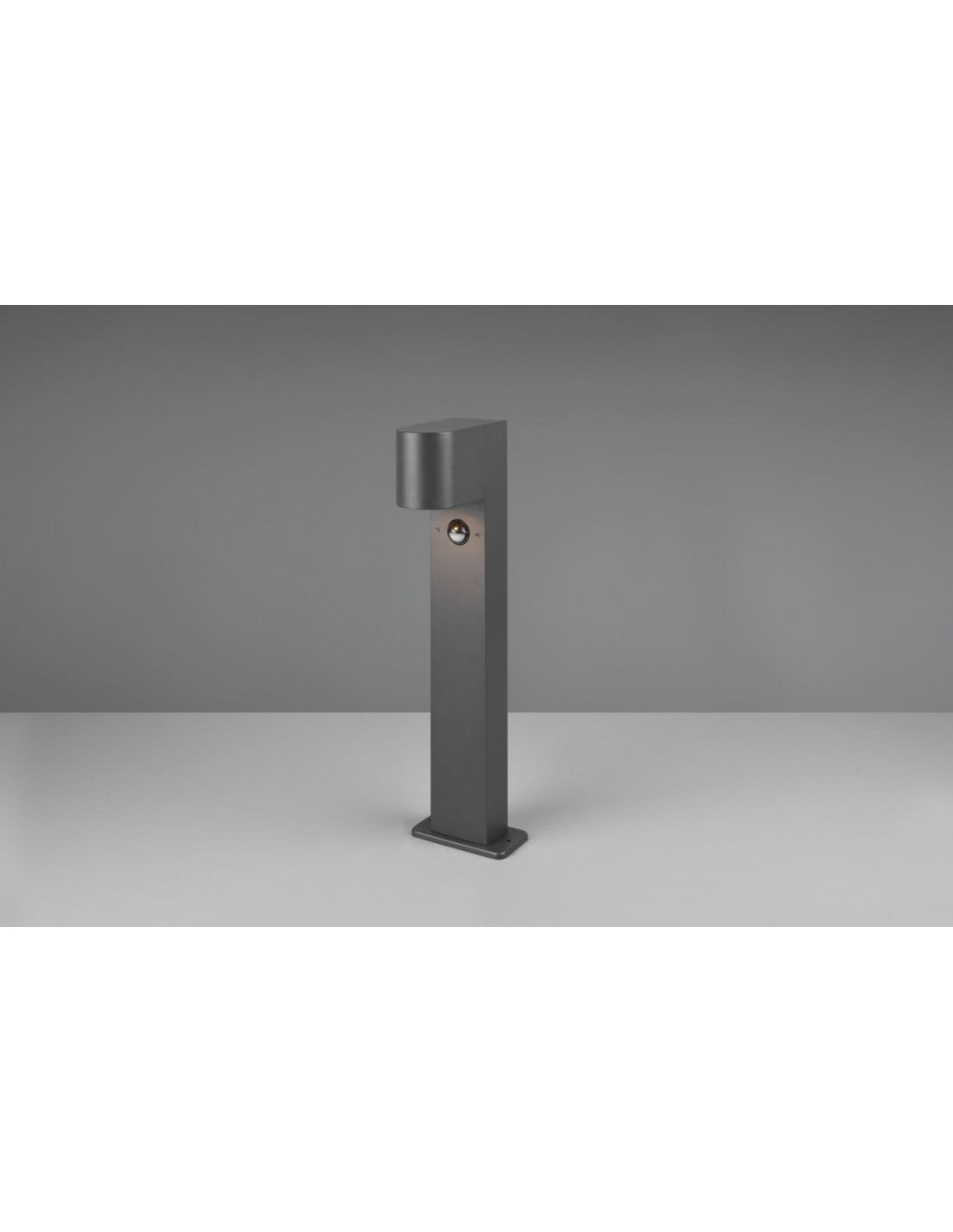 Borne Basse de Jardin 1xGU10 Roya Anthracite IP44 Détecteur de Mouvement Trio Éclairage