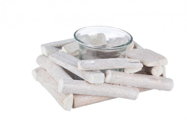 4x P.Candle 1P Bâton Blanc