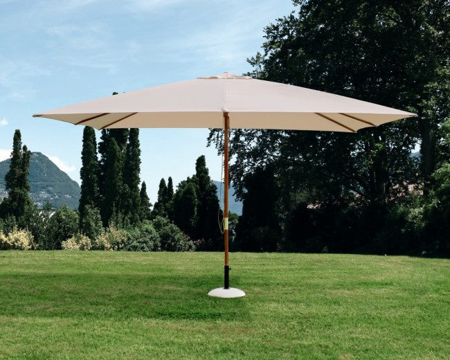 Parasol en bois 3x3x2,7h m