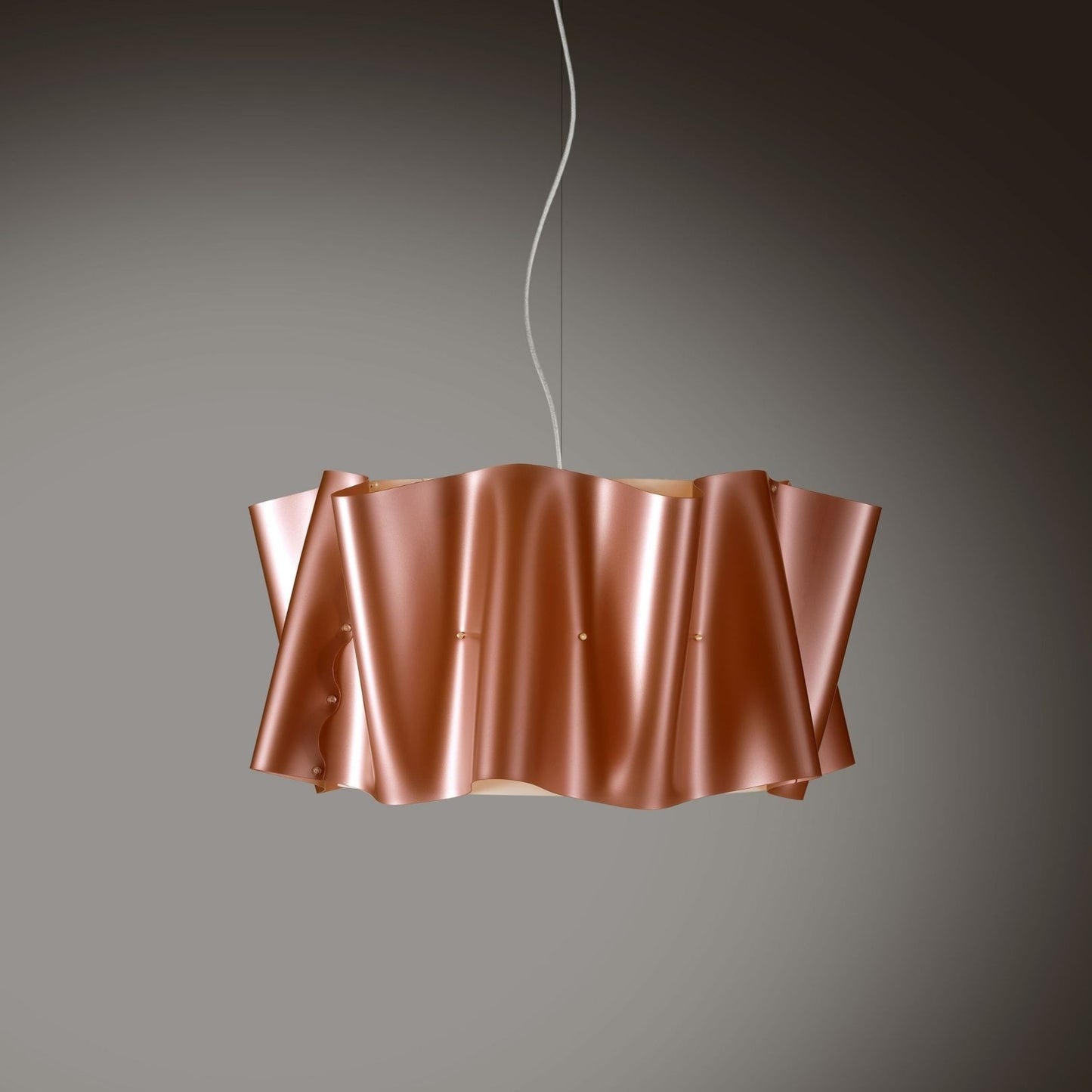 Suspension en cuivre en métal chromé Cm. 50 x 27h