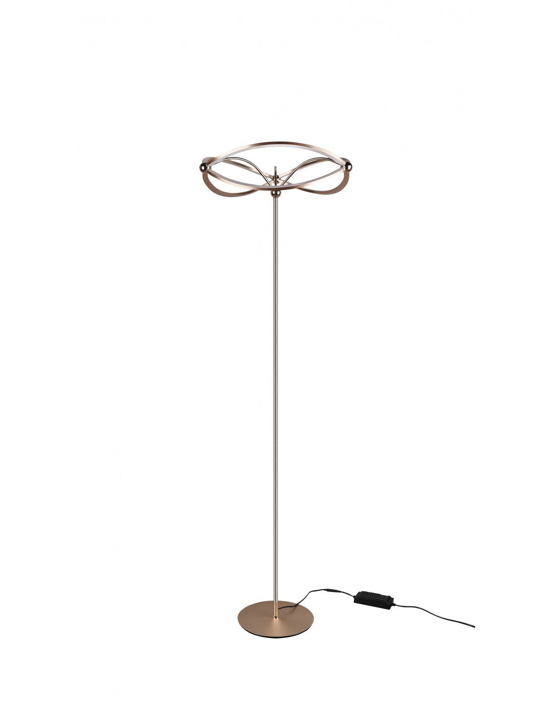 Charivari Lampadaire Diffuseur Bow Led Variateur Laiton Trio Lighting