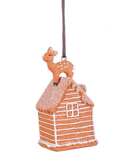 4x Pendentif Pain d'Épices Maison C