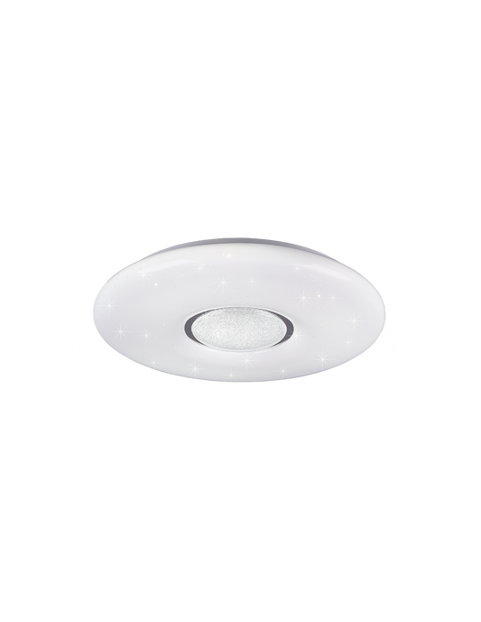 Plafonnier LED moderne variateur RGB Lia effet ciel étoilé Trio éclairage