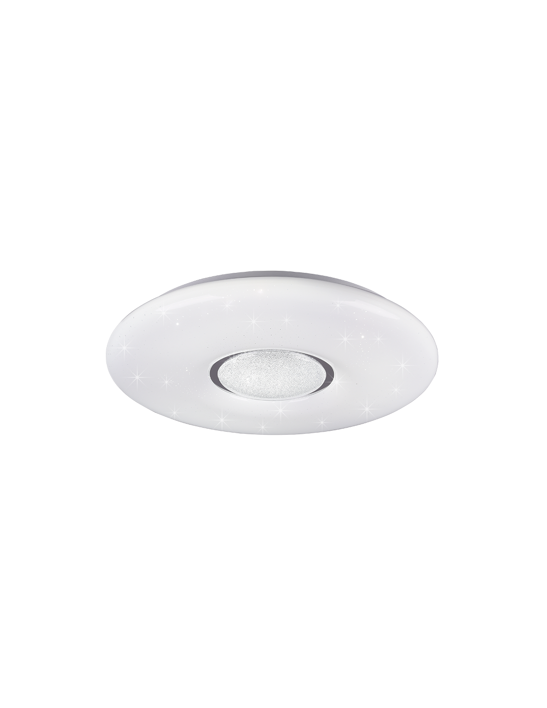 Plafonnier LED moderne variateur RGB Lia effet ciel étoilé Trio éclairage