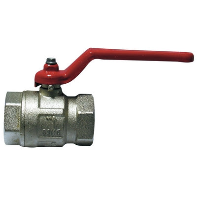 Robinet à boisseau sphérique avec levier rouge 2"1/2 (DN 65) 18 bar/261 psi