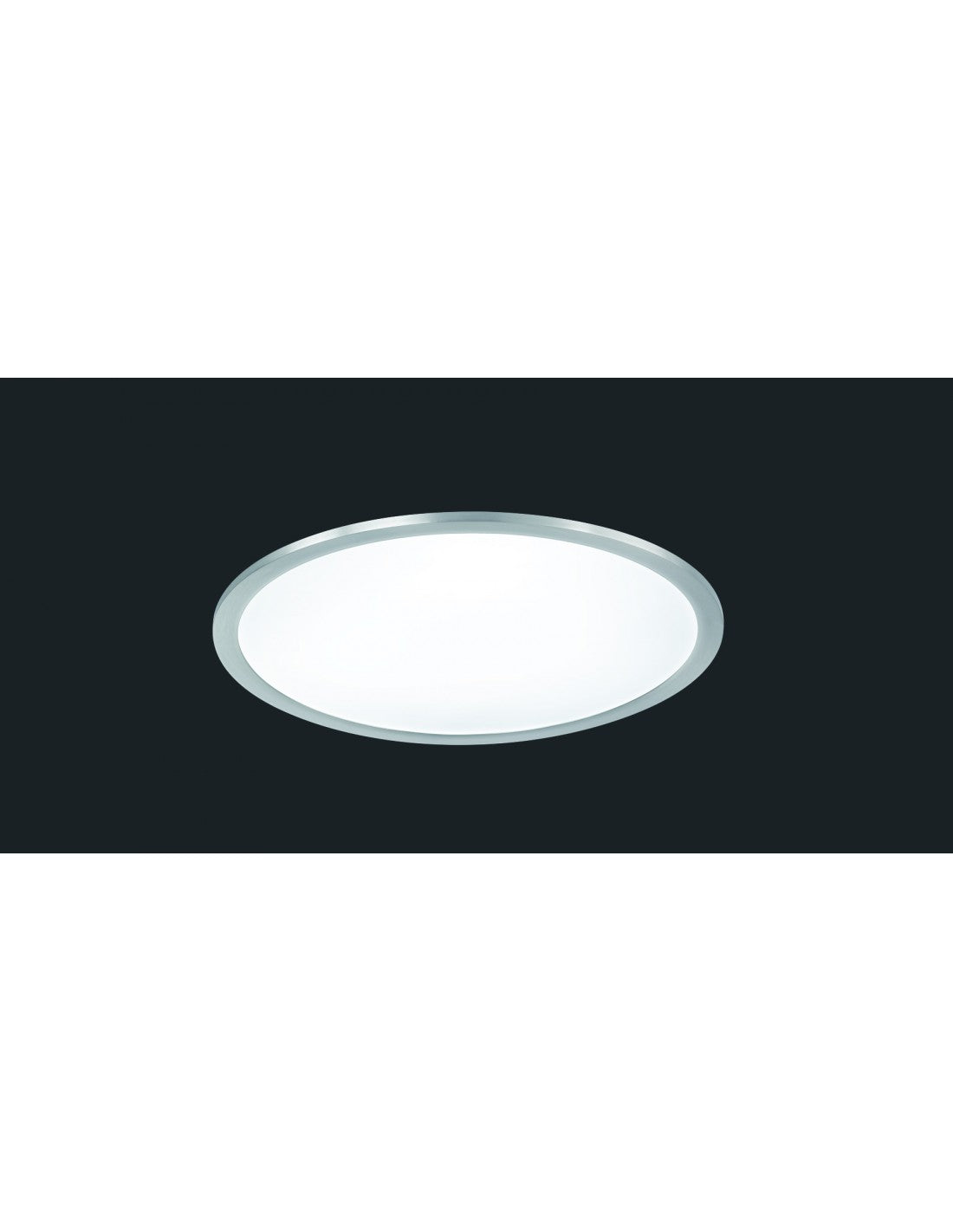 Applique Plafonnier Phoenix Led Variateur Nickel Ø45 cm Trio Lighting
