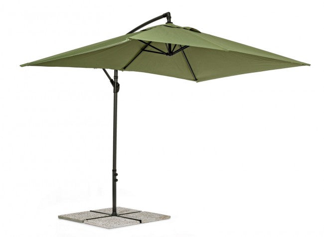 Parapluie à bras Texas 2x3 cm anthracite-olive