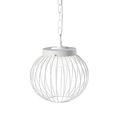 Suspension 20W LED 4000K ligne cage blanche