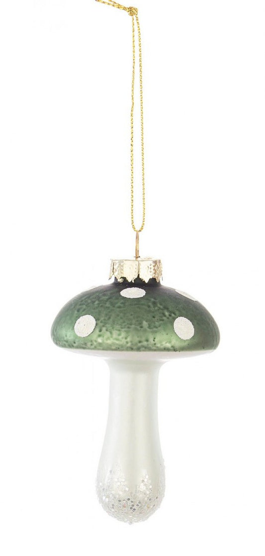 12x Vt Pendentif Vert Champignon 6X9