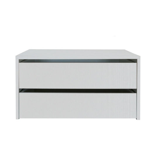 Commode en bois pour intérieur d'armoire, couleur blanc cm H.50xL.86,5xP.45