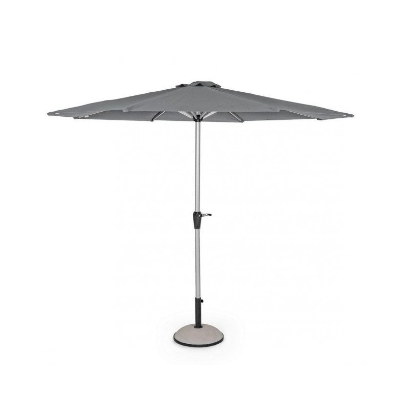 Parasol Vienna en aluminium gris foncé