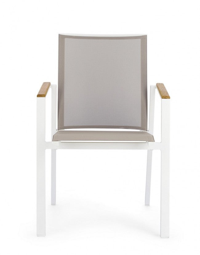 4x Chaise C-Br Cameron Blanc Gk50