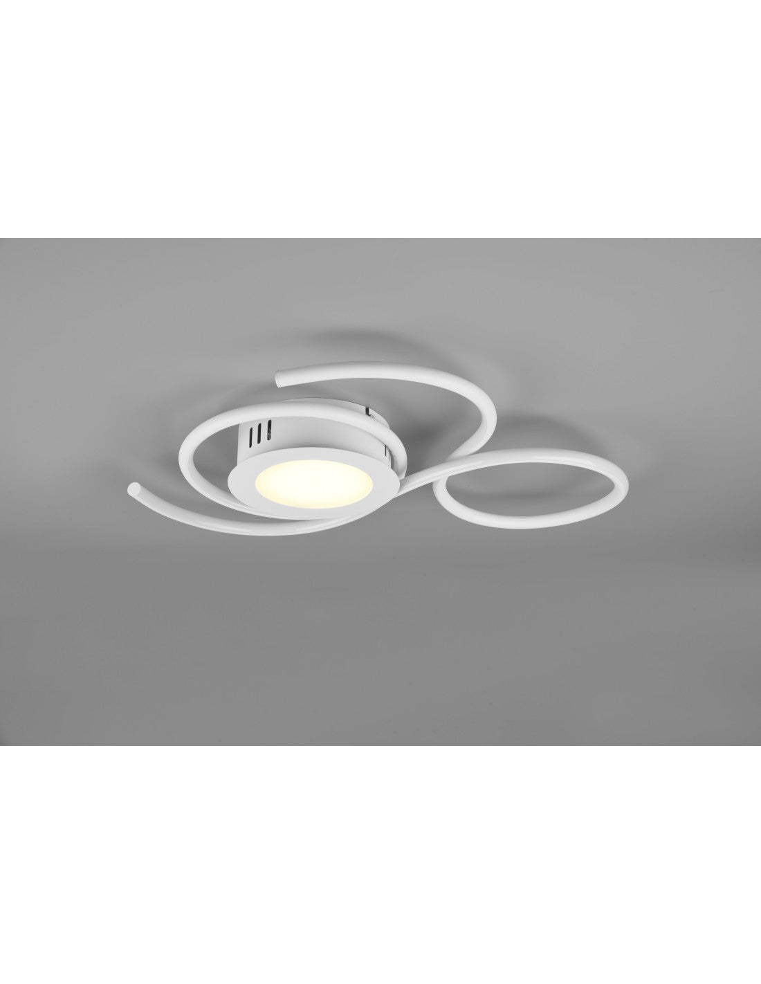 Plafonnier Design Moderne Led Gradateur Jive Blanc Trio Lighting