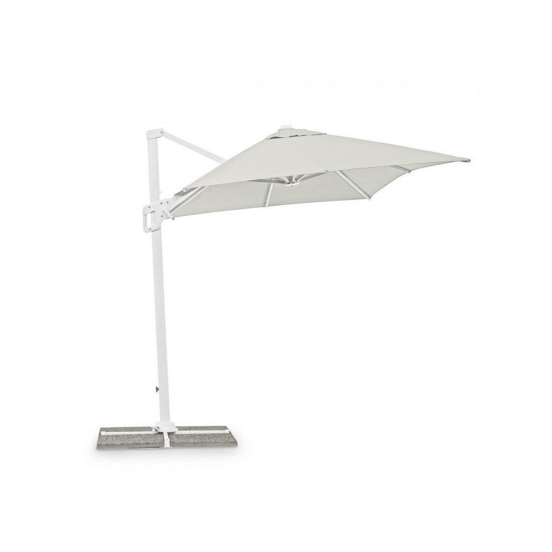 Bras de parasol Eden blanc naturel 2x3 m