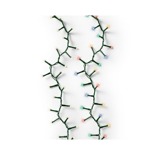 Kaemingk Illuminations de Noël 1000 LED blanc chaud et multicolores, effet scintillant