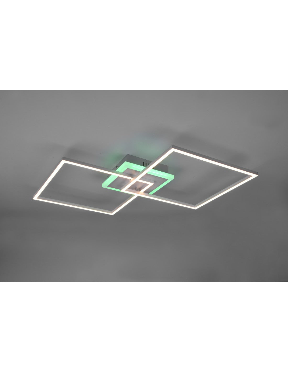Arribo Plafonnier LED Carré Dimmable Rgbw Aluminium Trio Éclairage
