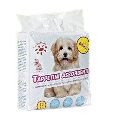 Lot de 10 tapis absorbants pour chiens et chats 60x60