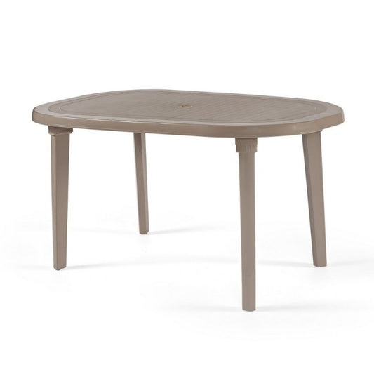 Table d'extérieur en polypropylène Tortora BRAGA 140x90x h72 cm