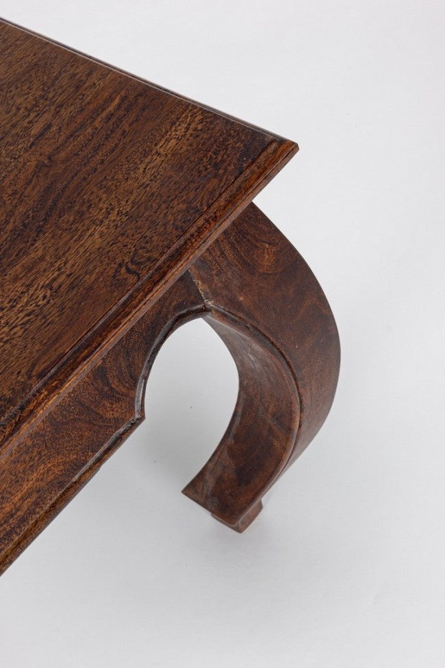 Table basse opium Jaipur en bois style fusion 130x70 cm
