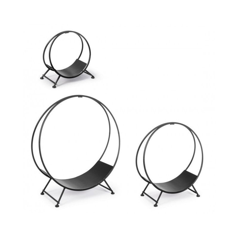 Lot de 3 supports à bois Efesto