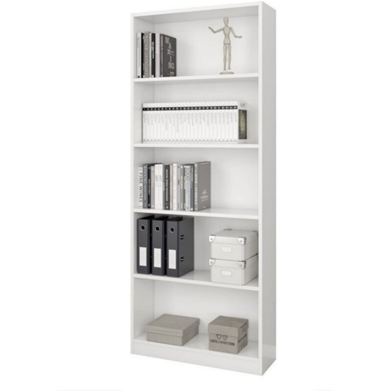 Bibliothèque 70 x 41 x 183 cm blanc