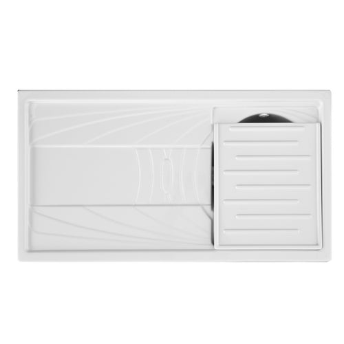 Couvercle évier + lave-linge Baignoire en résine 60x107x90 cm