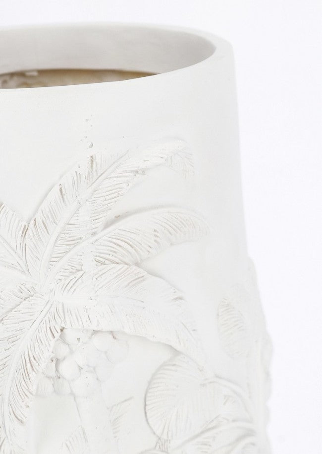 Vase P. Bangli Blanc H82.5 -