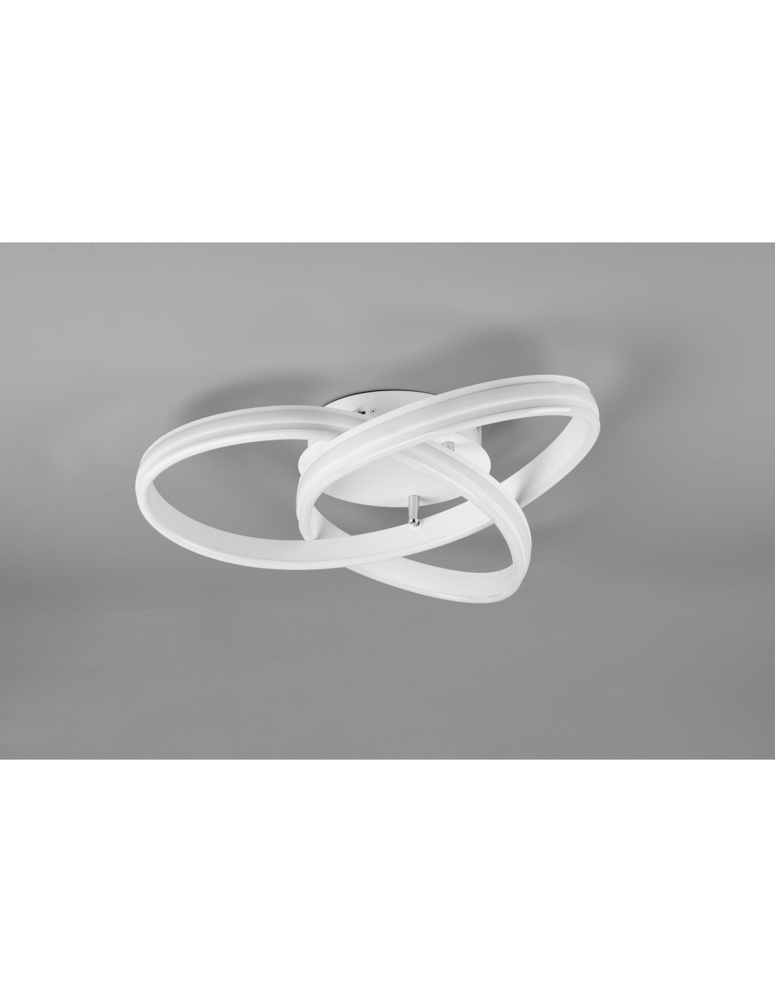 Plafonnier Vortice Moderne Yara Blanc Led Gradateur Trio Éclairage