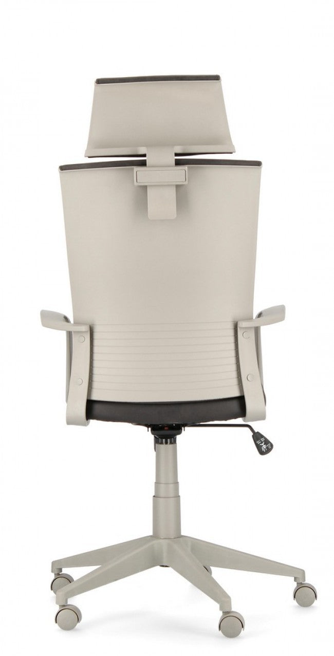 Fauteuil de bureau Gordon en tissu noir