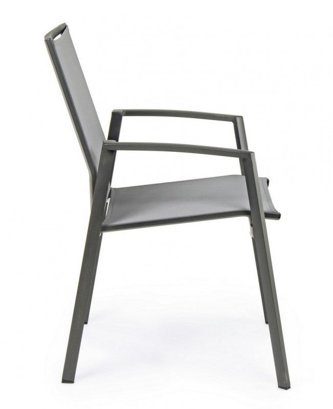 Salon de jardin en aluminium anthracite Cruise