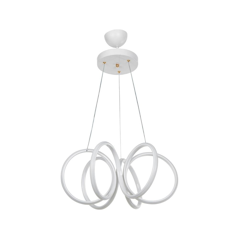 Suspension LED blanche en forme de spirale Ilya MDL4439