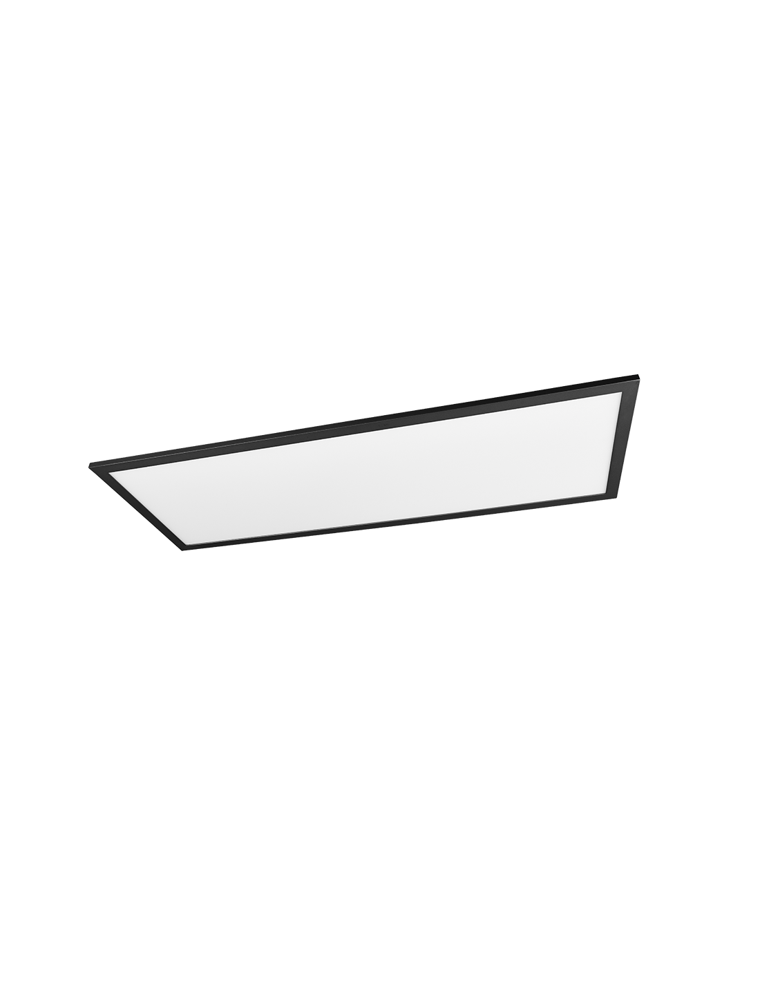 Gradateur LED moderne 34w Alpha noir Trio éclairage applique plafonnier