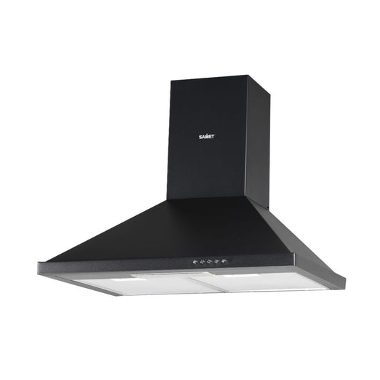 Hotte pyramide 60 cm Eolo 60 noir Samet