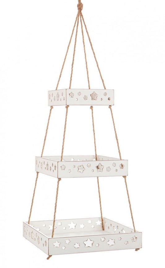 2x Plateau suspendu Hilaris 3P Rett blanc