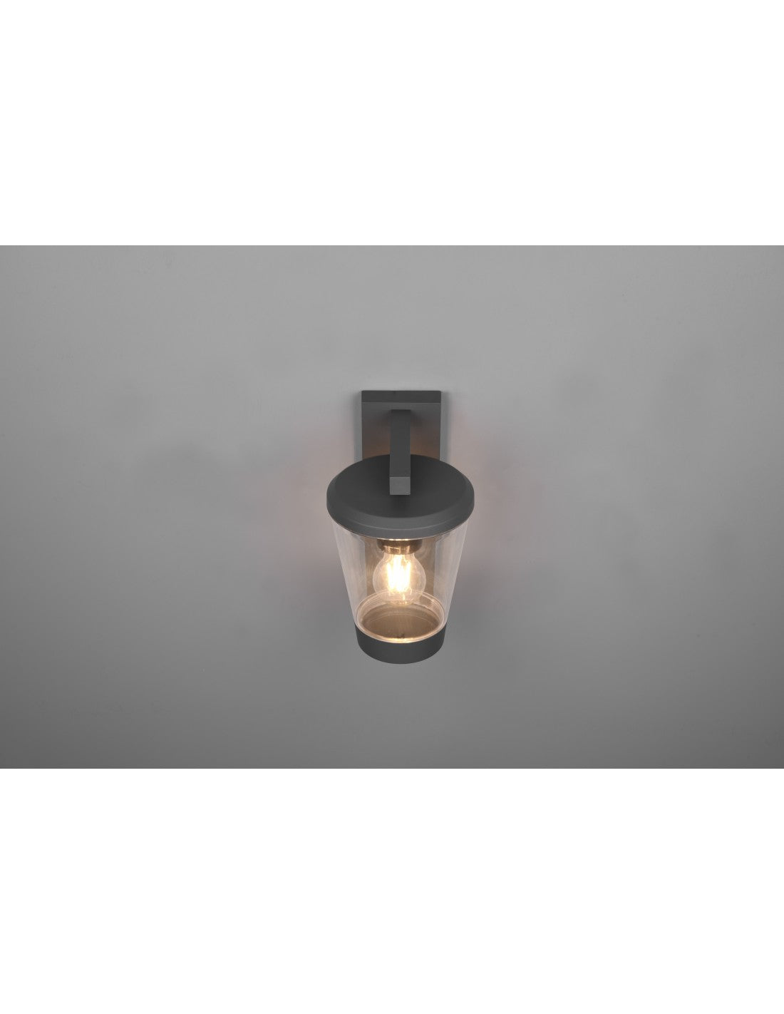 Cavado Lanterne Applique Anthracite Aluminium IP44 Avec Trio Capteur D'éclairage