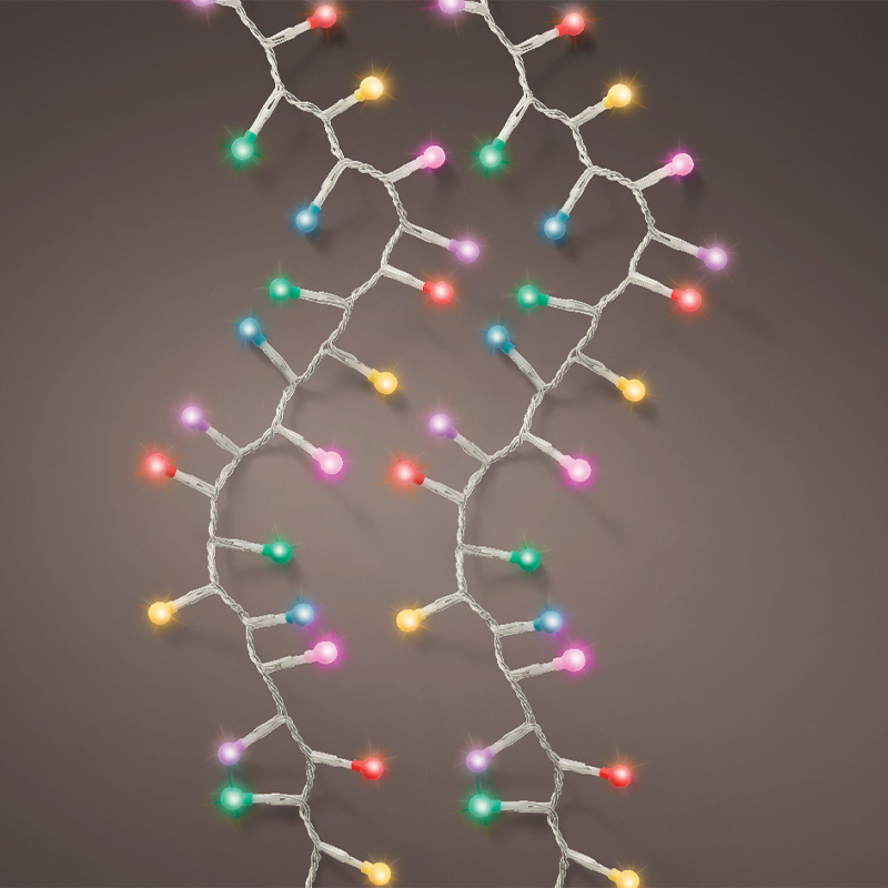 Guirlande lumineuse de Noël Cherry 500 led 11m multicolore suave