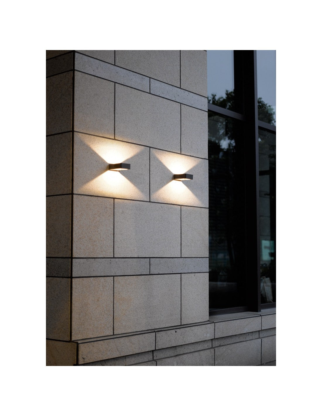 Applique d'extérieur Reno Double lumière LED IP54 Anthracite Trio Lighting