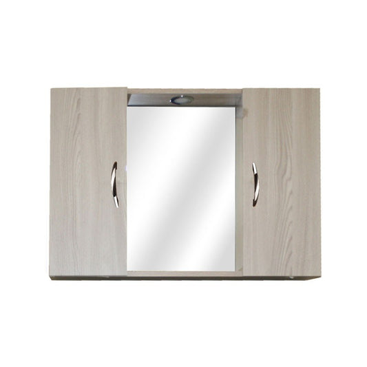 Mobile specchiera da bagno olmo 2 ante h.61x80x14 cm EFFEZ