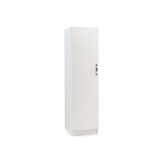 Armoire modulable pour chambre 1 porte frêne blanc 45x60xH 180 cm