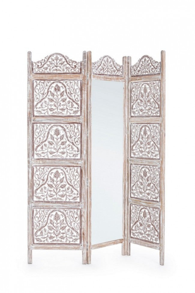 Alyssa Moustiquaire blanche 3 portes avec miroir Code 0721448
