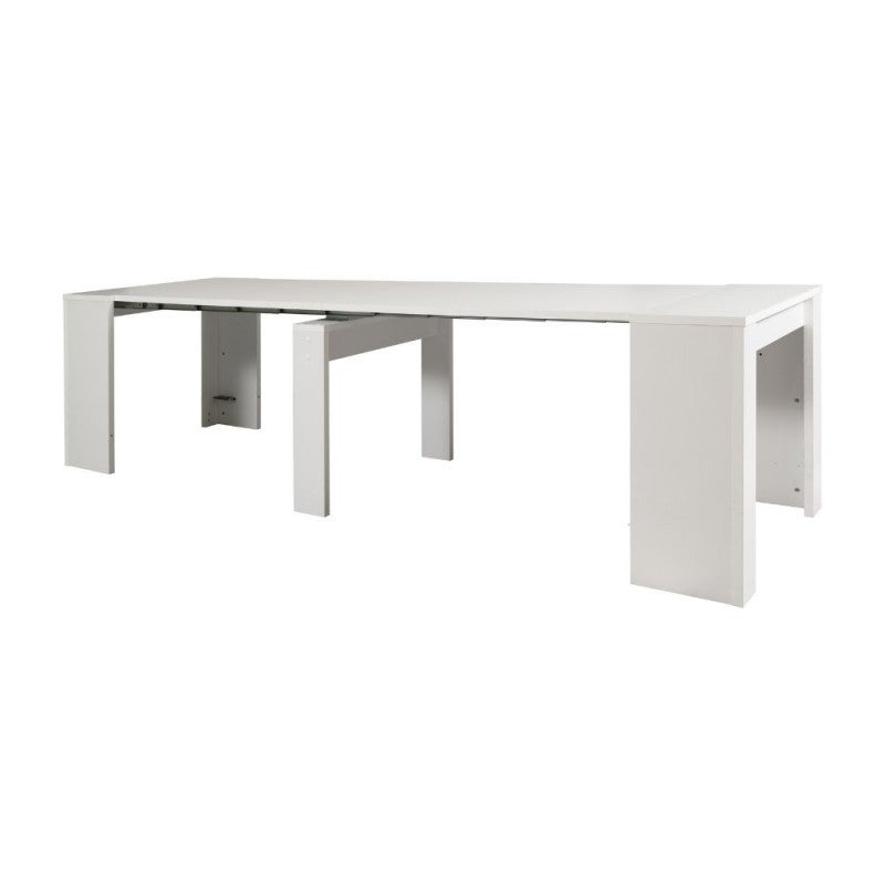 Table console extensible Blanc BAKU 78x54-252x h78 cm