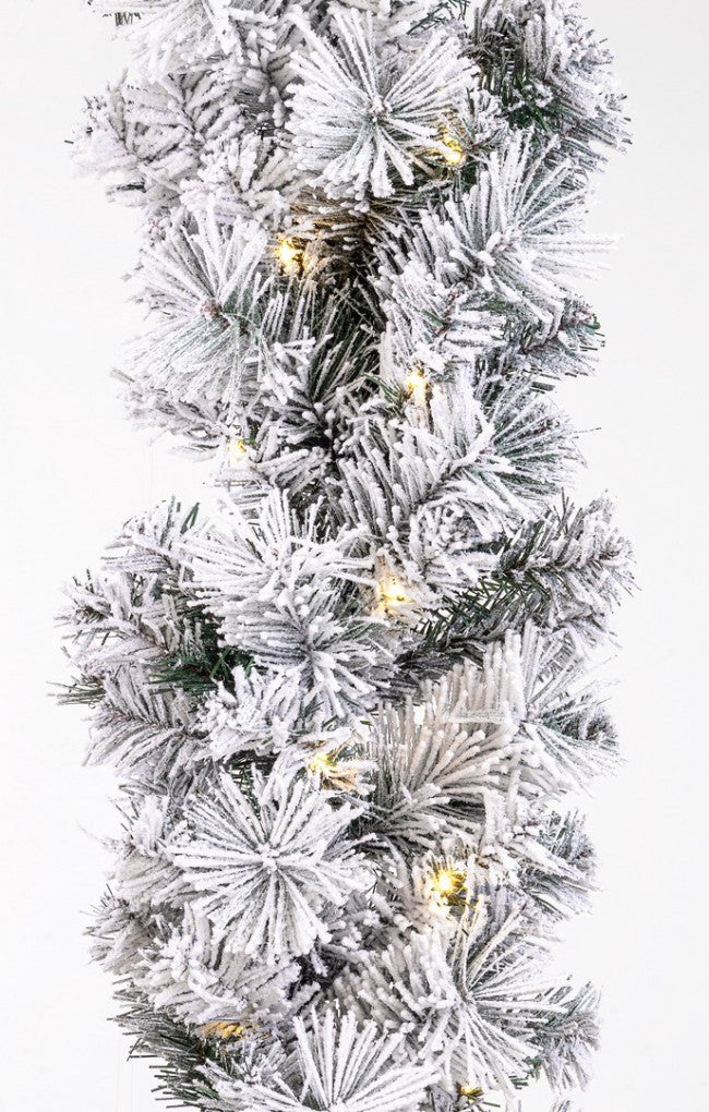 4x Guirlande Tour enneigée H180 C