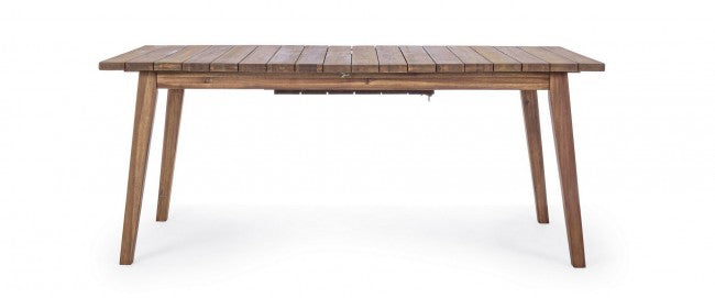 Table d'extérieur en bois extensible VARSAVIA 180-240x90x h76 cm