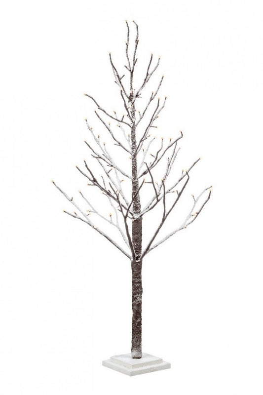 2x Arbre Glad enneigé H120
