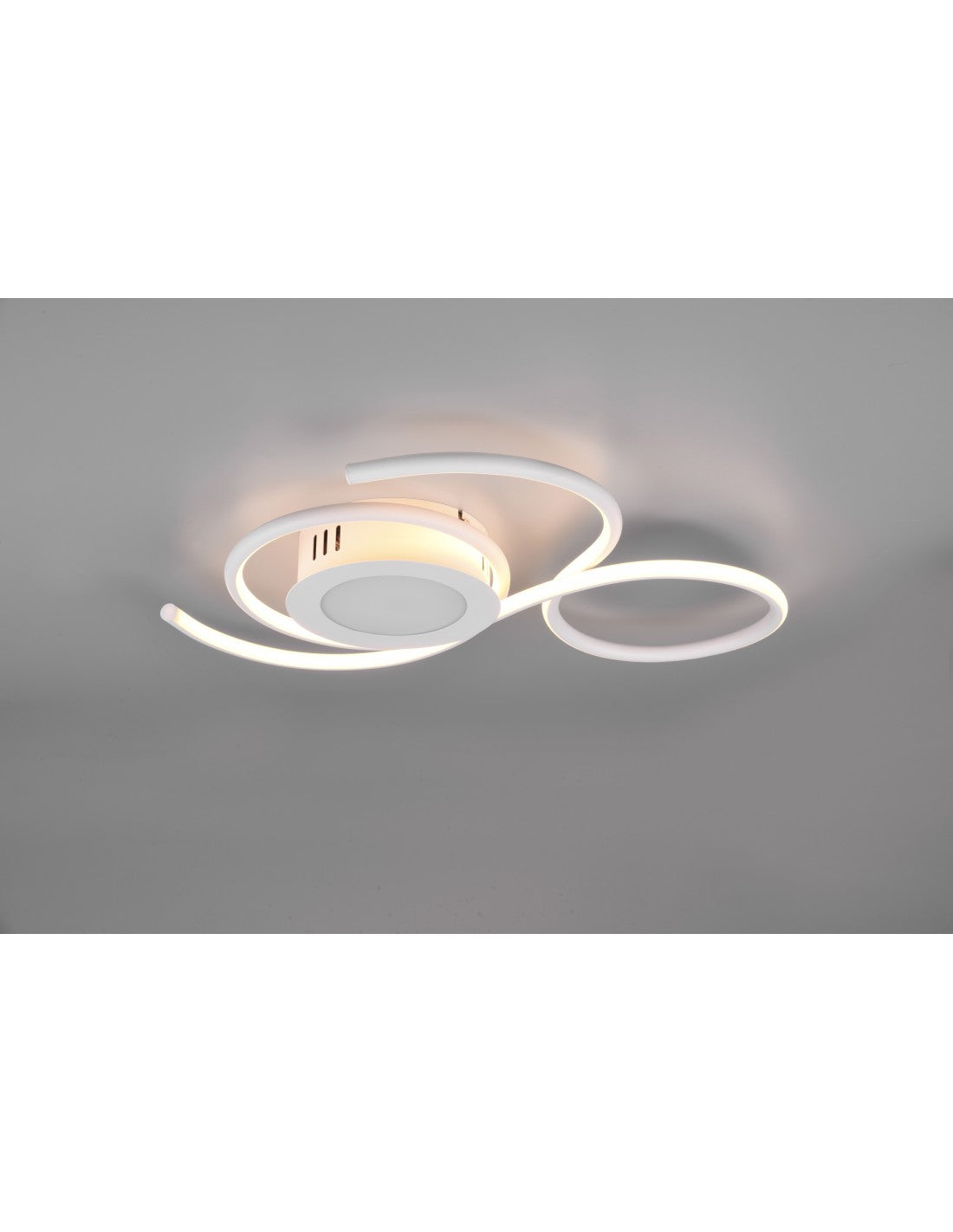 Plafonnier Design Moderne Led Gradateur Jive Blanc Trio Lighting