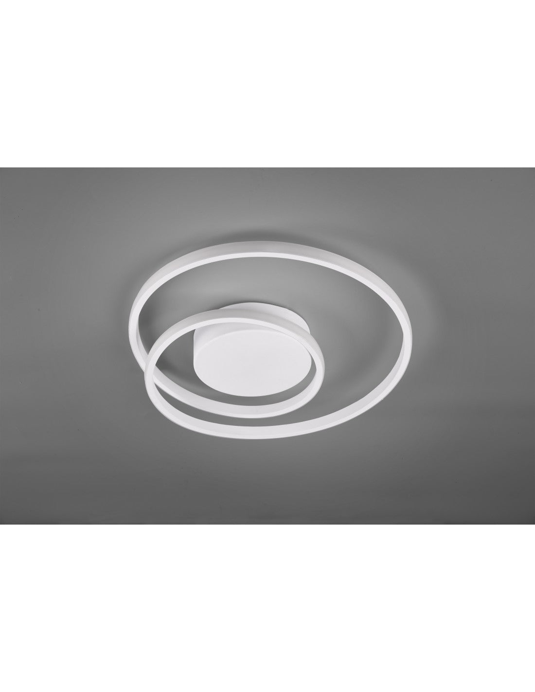 Plafonnier LED Zibal Spiral Blanc 22w Dimmable Ø39 cm Trio Lighting