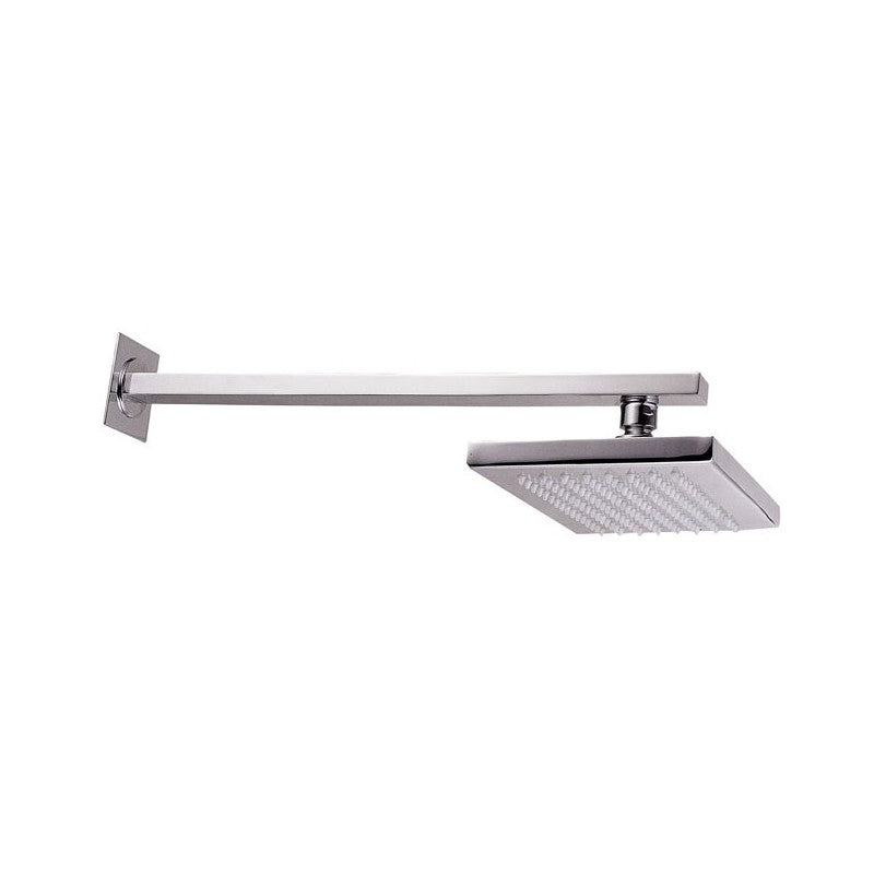 Pomme de douche murale avec finition chromée