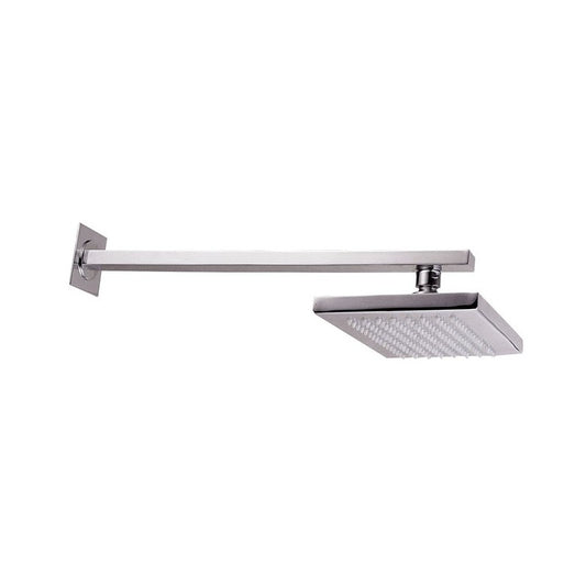 Pomme de douche murale avec finition chromée