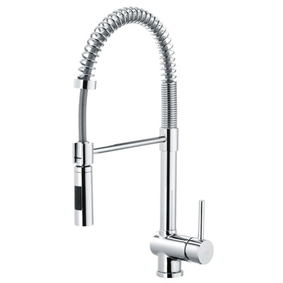 Divers Lavabo avec ressort et pommeau de douche extractible - Chrome
